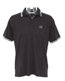 FGW2016000021 - Men's Black Short Sleeve Tipped Piqué Polo