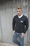 FGW2016000026 - Men's Navy Long Sleeve V-Neck Sweater