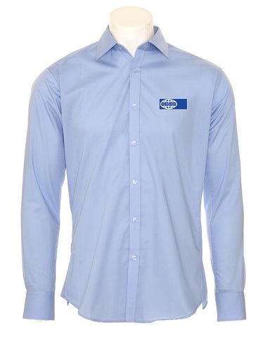 FGW2016000070 - Men's Blue Slim Fit Long Sleeve Business Shirt