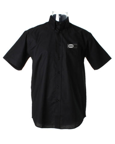 FGW2016000063 - Men's Black Short Sleeve Oxford Shirt