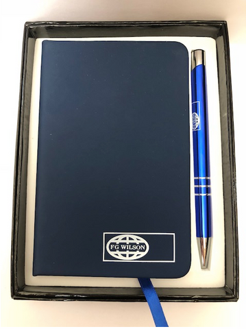 FGW20180007 Royal Blue Notebook and Pen gift set