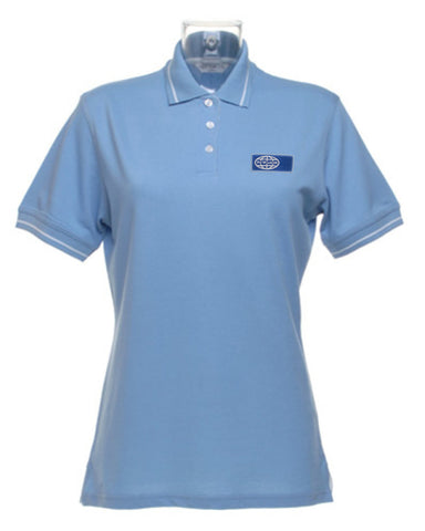 FGW2016000022 - Ladies Sky Blue Short Sleeve Polo Shirt