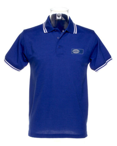 FGW2016000020 - Men's Blue Short Sleeve Tipped Piqué Polo