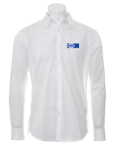 FGW2016000062 - Men's White Slim Fit Long Sleeve Business Shirt